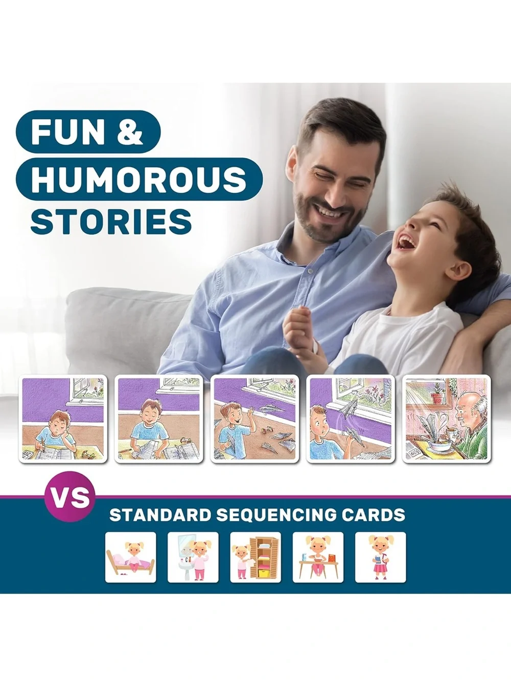 Skilled Sequence Cards - Multicolor